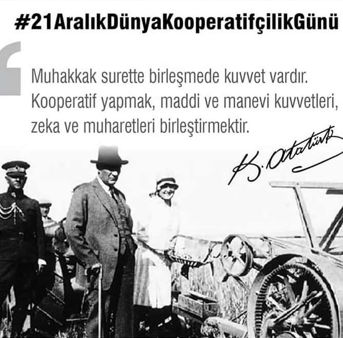 (Turkish) 21 ARALIK DÜNYA KOOPERATİFÇİLİK GÜNÜMÜZ KUTLU OLSUN