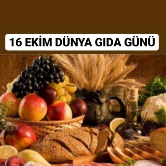 16 EKİM DÜNYA GIDA GÜNÜ